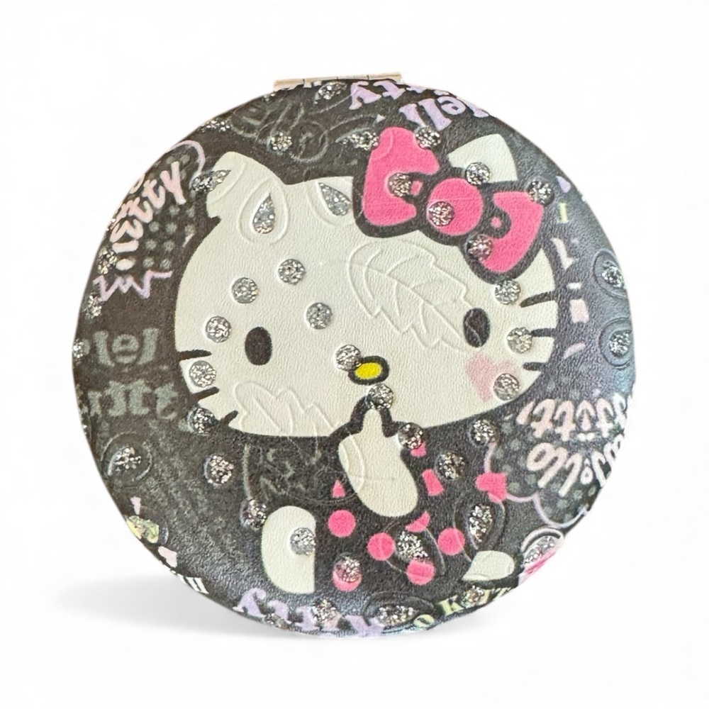 Hello Kitty Black and White Compact Mirror